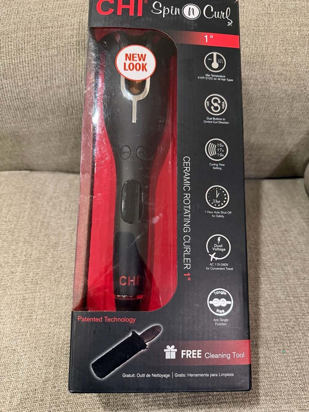 CHI Spin N Curl 1" Ceramic Rotating Curler